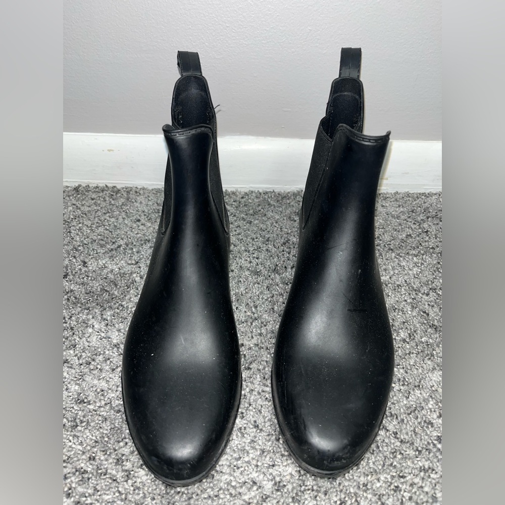 J. Crew Black Ankle Booties